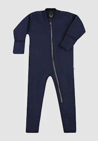 One-piece i merinoullfleece til baby