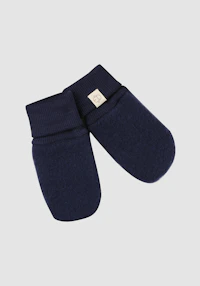 Votter i merinoullfleece til baby