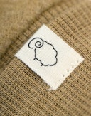 Votter i merinoullfleece til baby Ørkengress