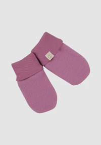 Votter i merinoullfleece til baby