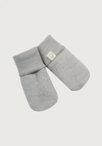 Votter i merinoullfleece til baby