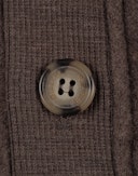 One-piece i merinoullfleece til baby Kastanjebrun