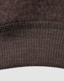 One-piece i merinoullfleece til baby Kastanjebrun