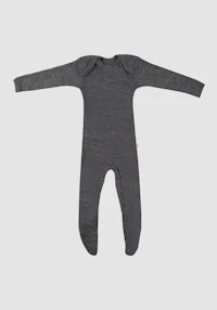 Pyjamas i merinoull til baby