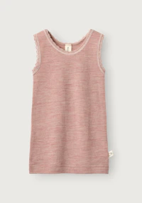 Tanktopp i merinoull til baby