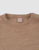 Shirt van merinowol voor baby's Karamelmelange