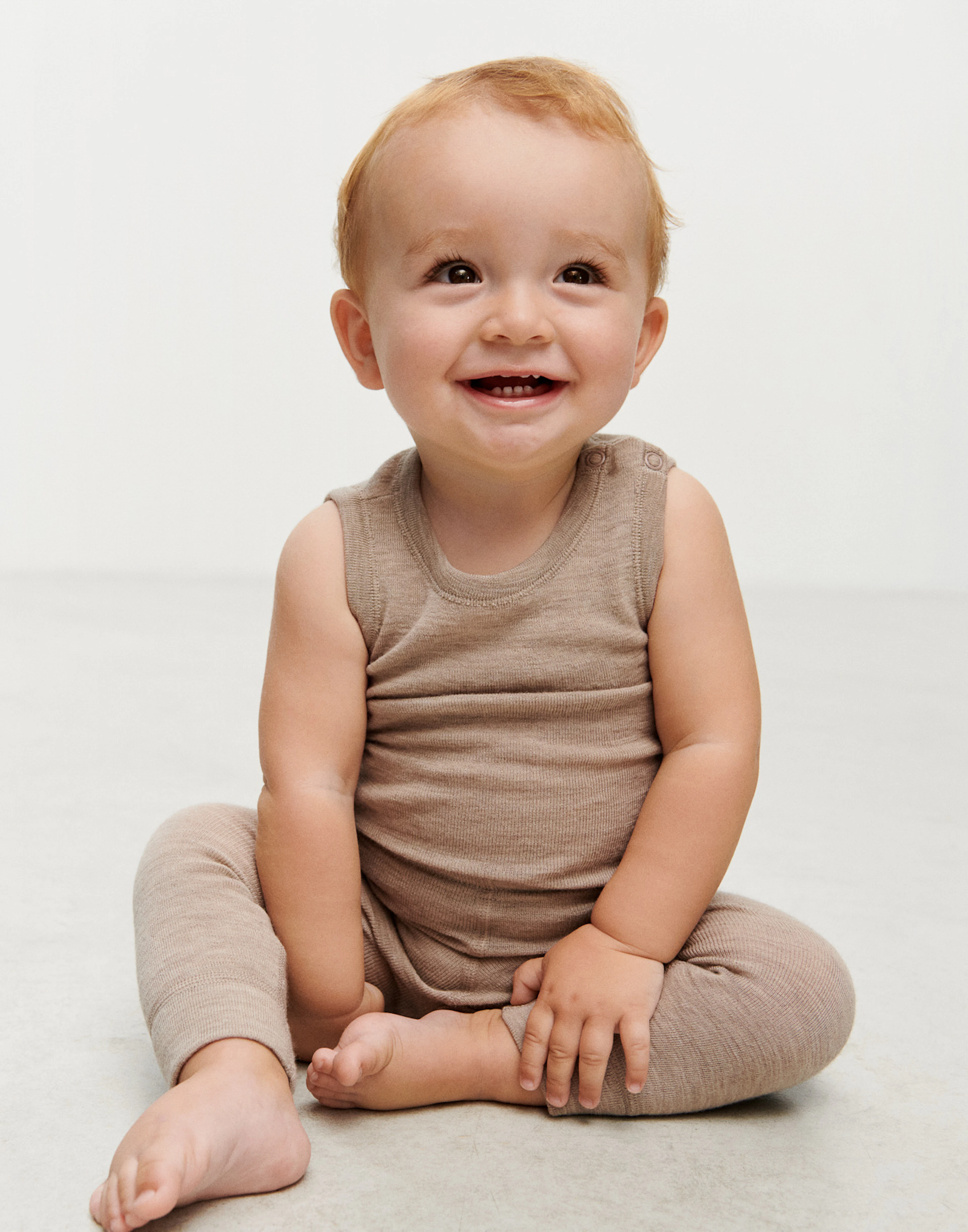 Nature Baby Merino Ess LS Bodysuit - Grey Marl