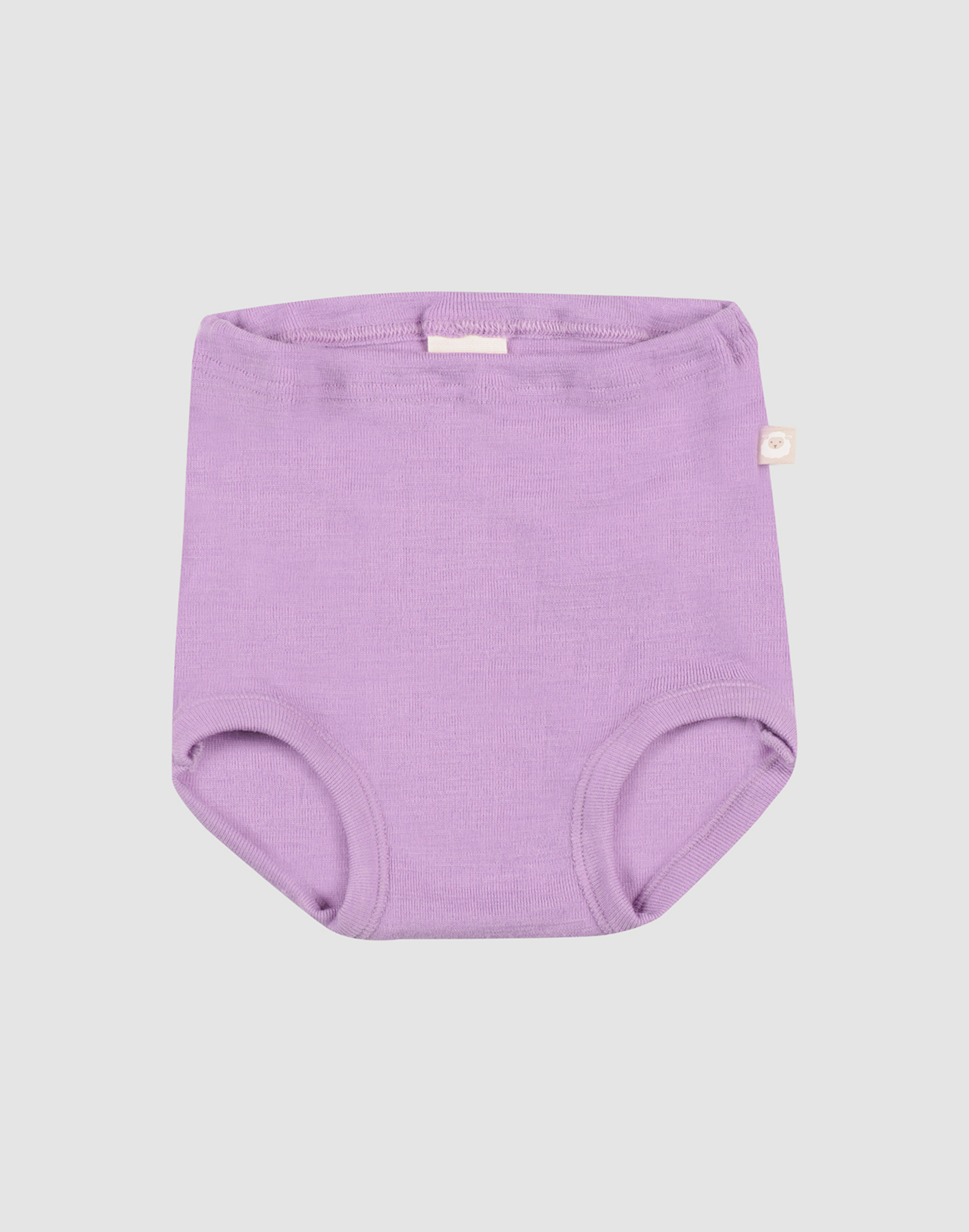 Onderbroek van merinowol voor baby's Orchidee Mauve
