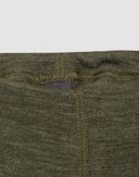 Leggings i merinoull til baby Mørkegrønnmelert