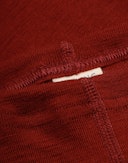 Leggings i merinould til baby Julehjerterød