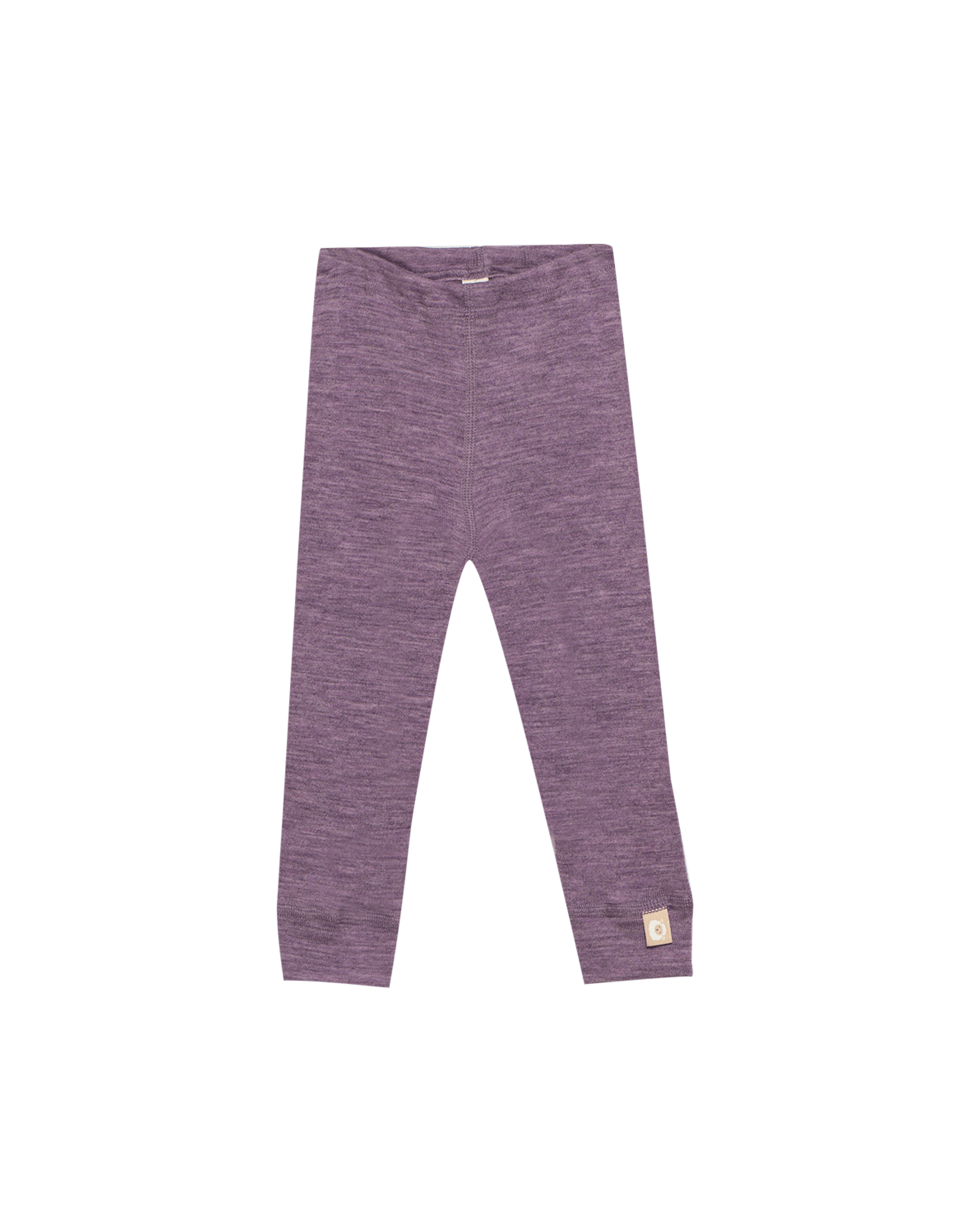 Legging en laine de merinos pour enfant Melange lilas Dilling