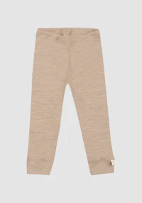 Leggings i merinoull til baby