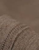 Baby merino wool dress with ruffles Brown melange