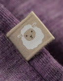 Langermet body i merinoull til baby Lillamelert