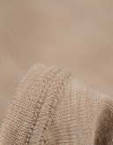 Baby merino wool long sleeve bodysuit Beige melange