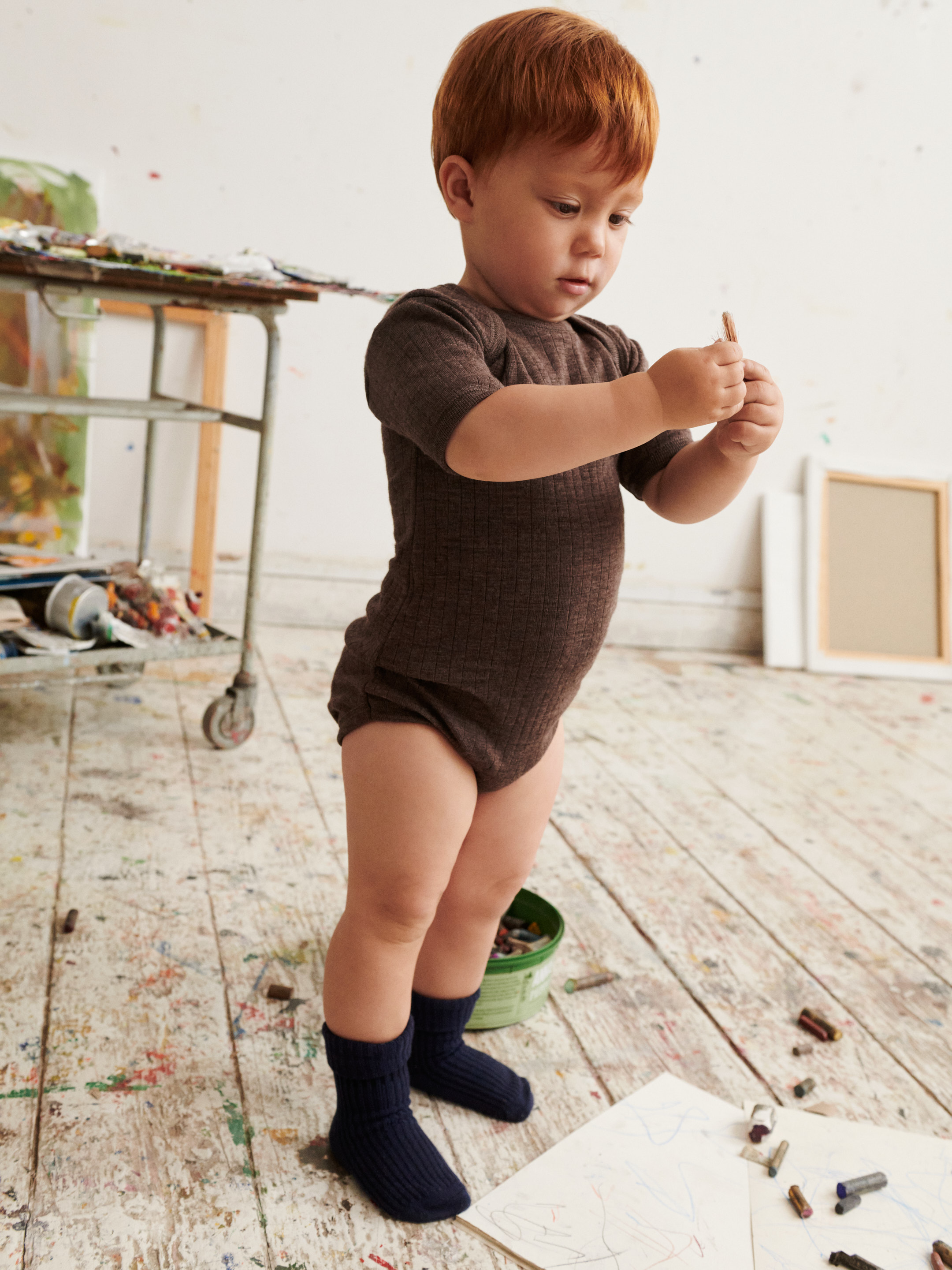 Kortermet body med amerikansk halskant 3