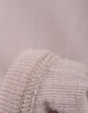 Kortärmad body i merinoull för baby Ljus lavendel