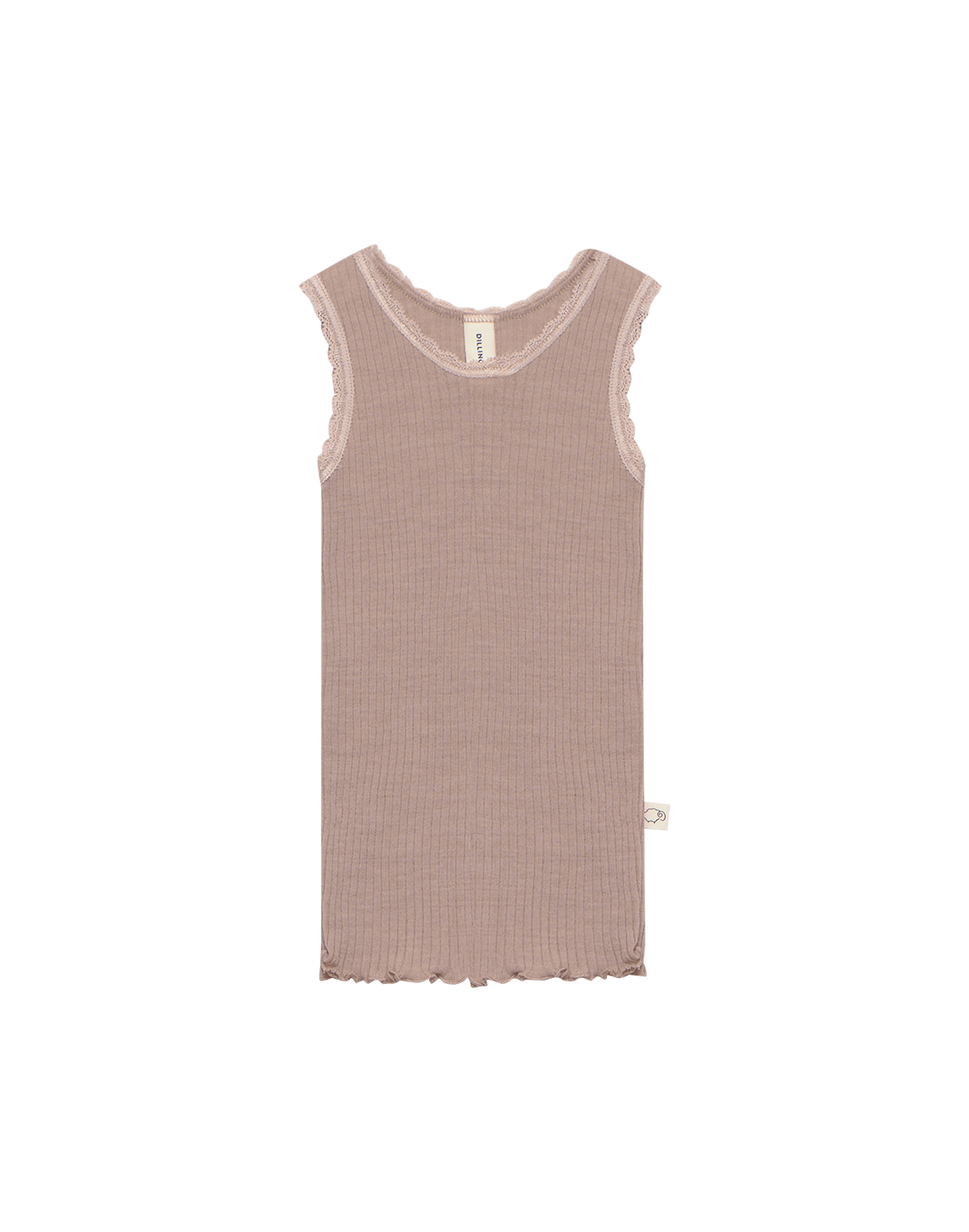Tanktopp i merinoull til baby Vintage-ballerina