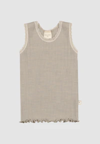 Tanktopp i merinoull til baby