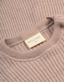 Langermet body i merinoull til baby Vintage-ballerina