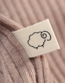 Langermet body i merinoull til baby Vintage-ballerina