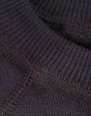 Sweatshirt i merinoullfrotté til baby Aubergine
