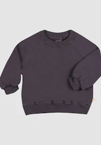 Sweatshirt i merinoullfrotté til baby