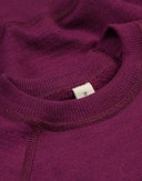 Sweatshirt i merinoullfrotté til baby Hyllebær