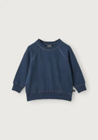 Sweatshirt i merinoullfrotté til baby
