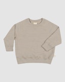 Sweatshirt i merinoullfrotté til baby Månestein