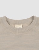 Sweatshirt i merinoullfrotté til baby Månestein