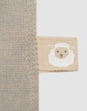 Sweatshirt i merinoullfrotté til baby Månestein