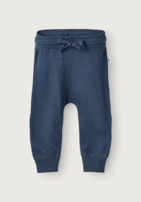 Joggebukse i merinoullfrotté til baby