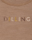 Sweatshirt i merinoullfrotté til baby Karamellmelert