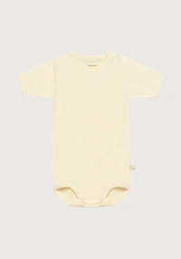 Kortermet body i bomull til baby