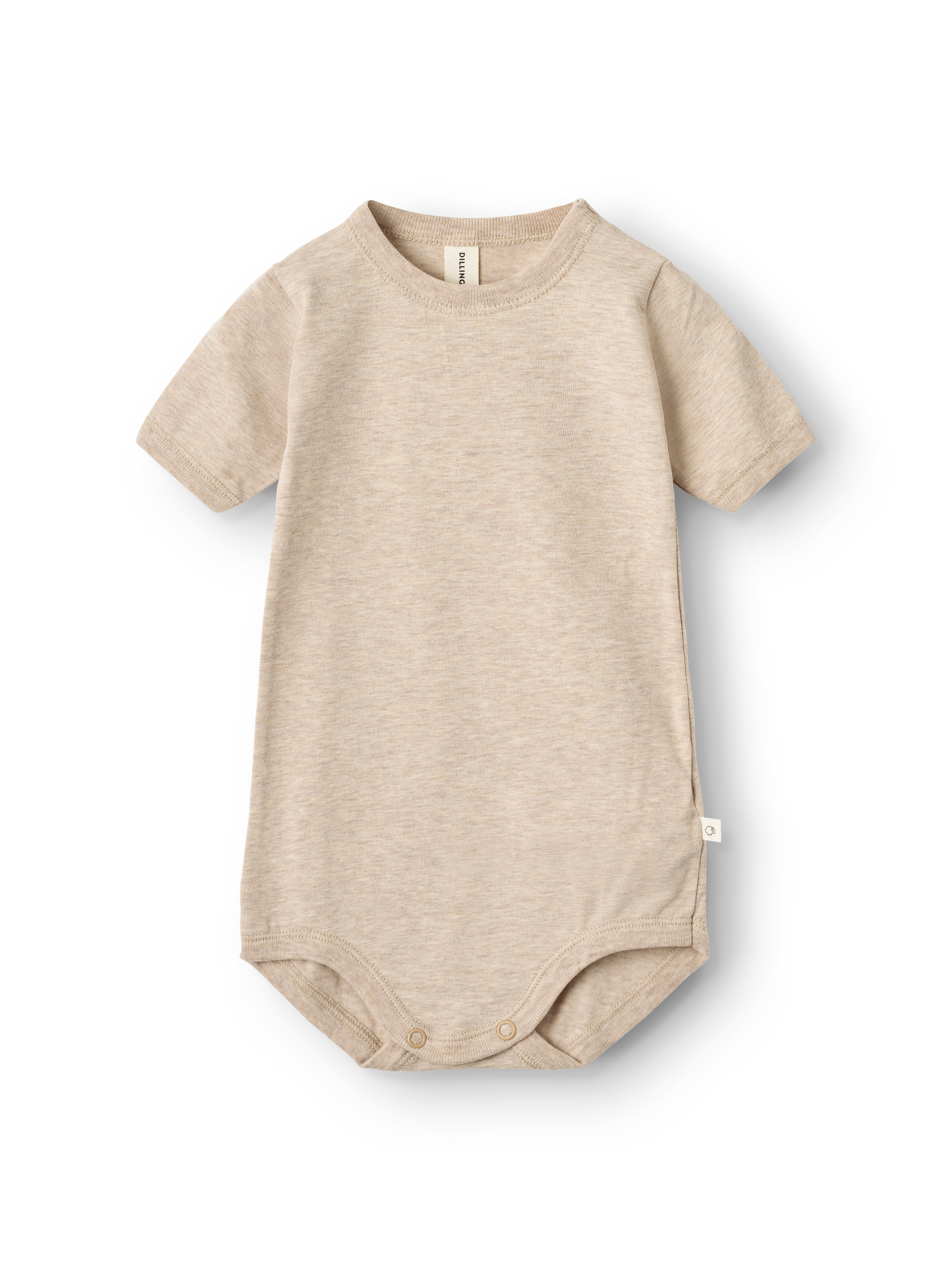 Kortermet body i bomull til baby