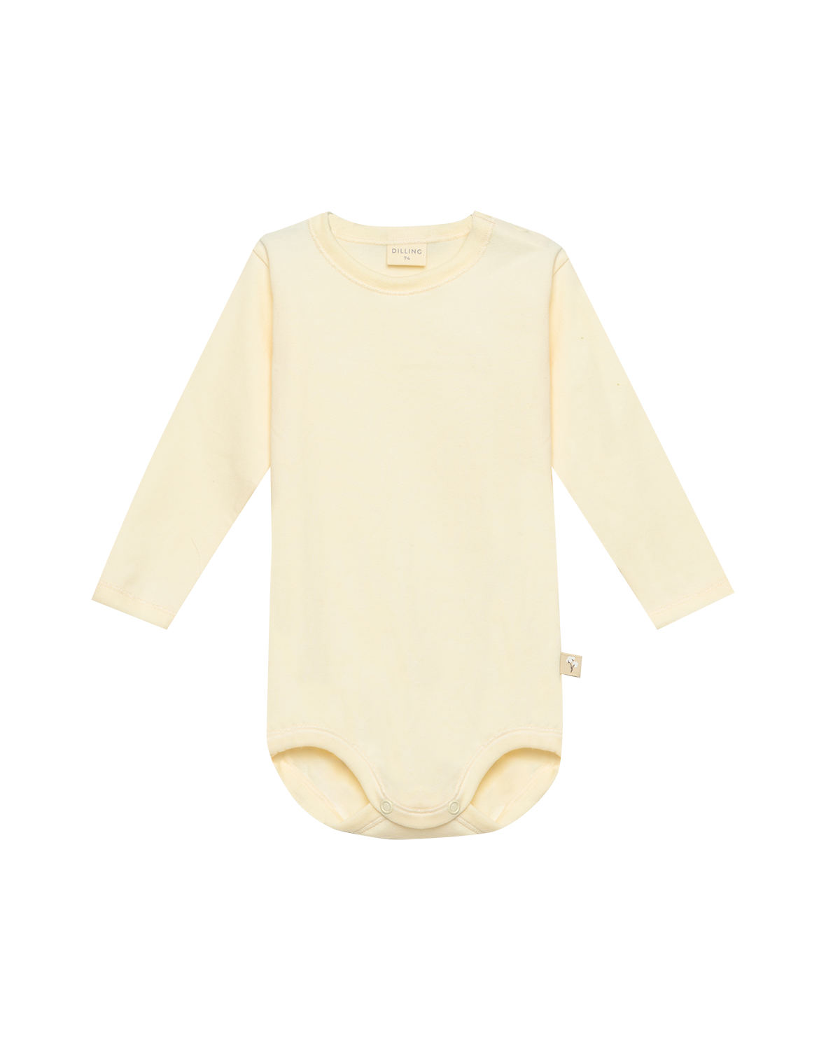 Langermet body i bomull til baby