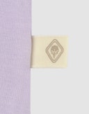 Baby cotton long sleeve bodysuit Lilac