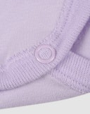 Baby cotton long sleeve bodysuit Lilac
