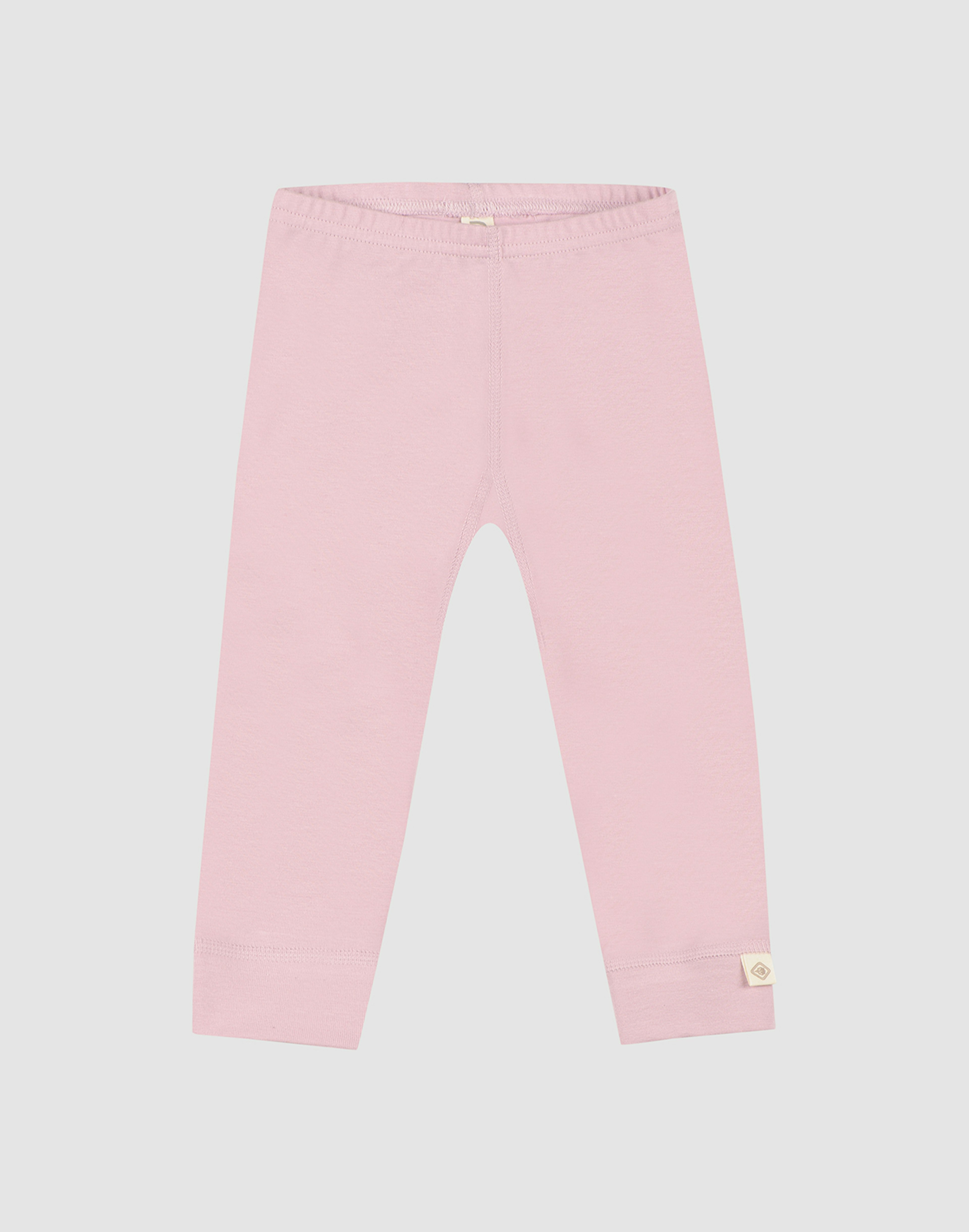 Baby cotton leggings Misty pink