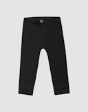 Baby organic cotton leggings Black