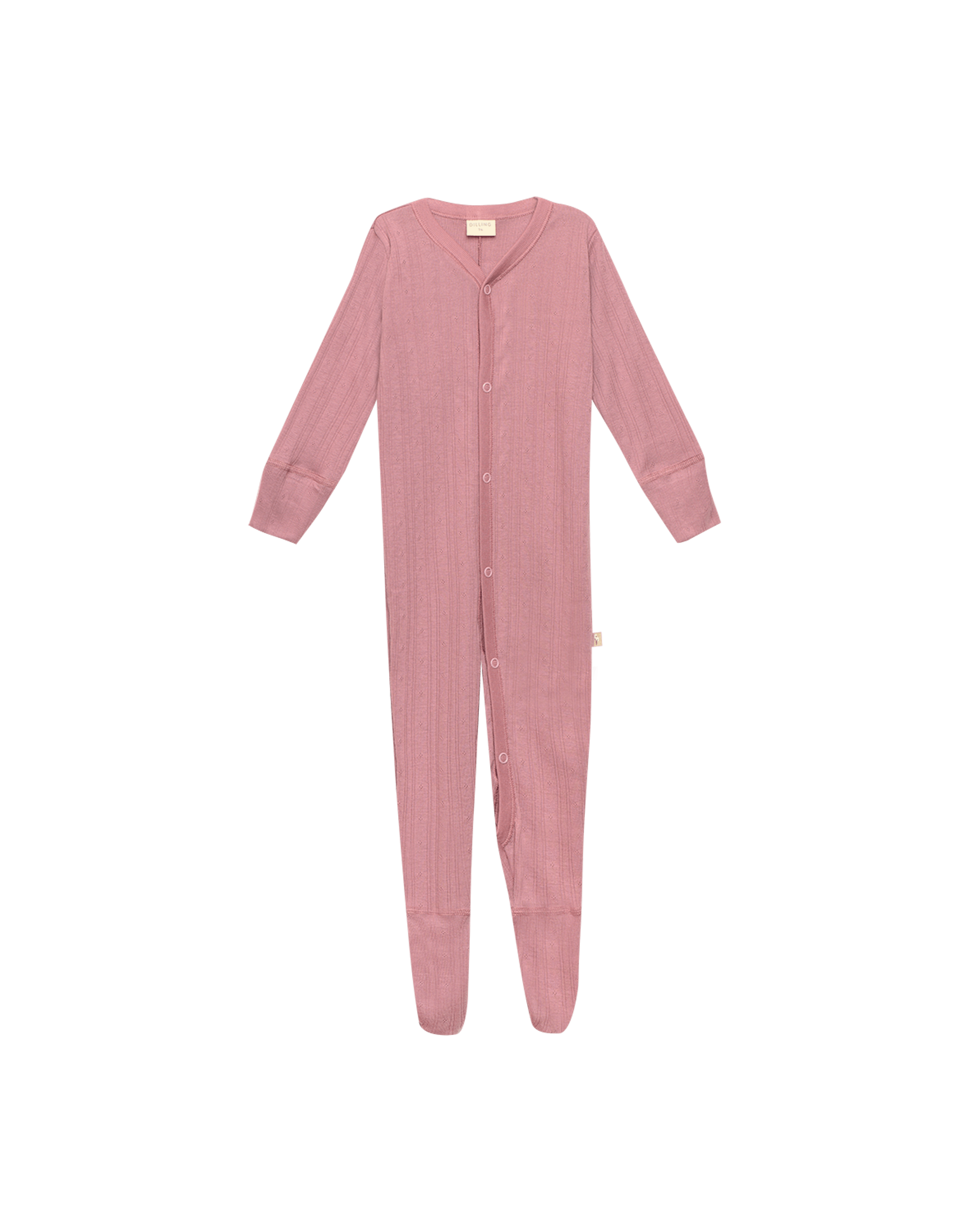 Sleepsuit i bomull til baby Bringebærglasur