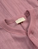 Sleepsuit i bomull til baby Bringebærglasur