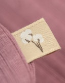 Sleepsuit i bomull til baby Bringebærglasur
