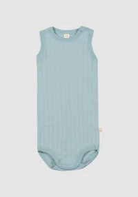 Body uten ermer i bomull til baby