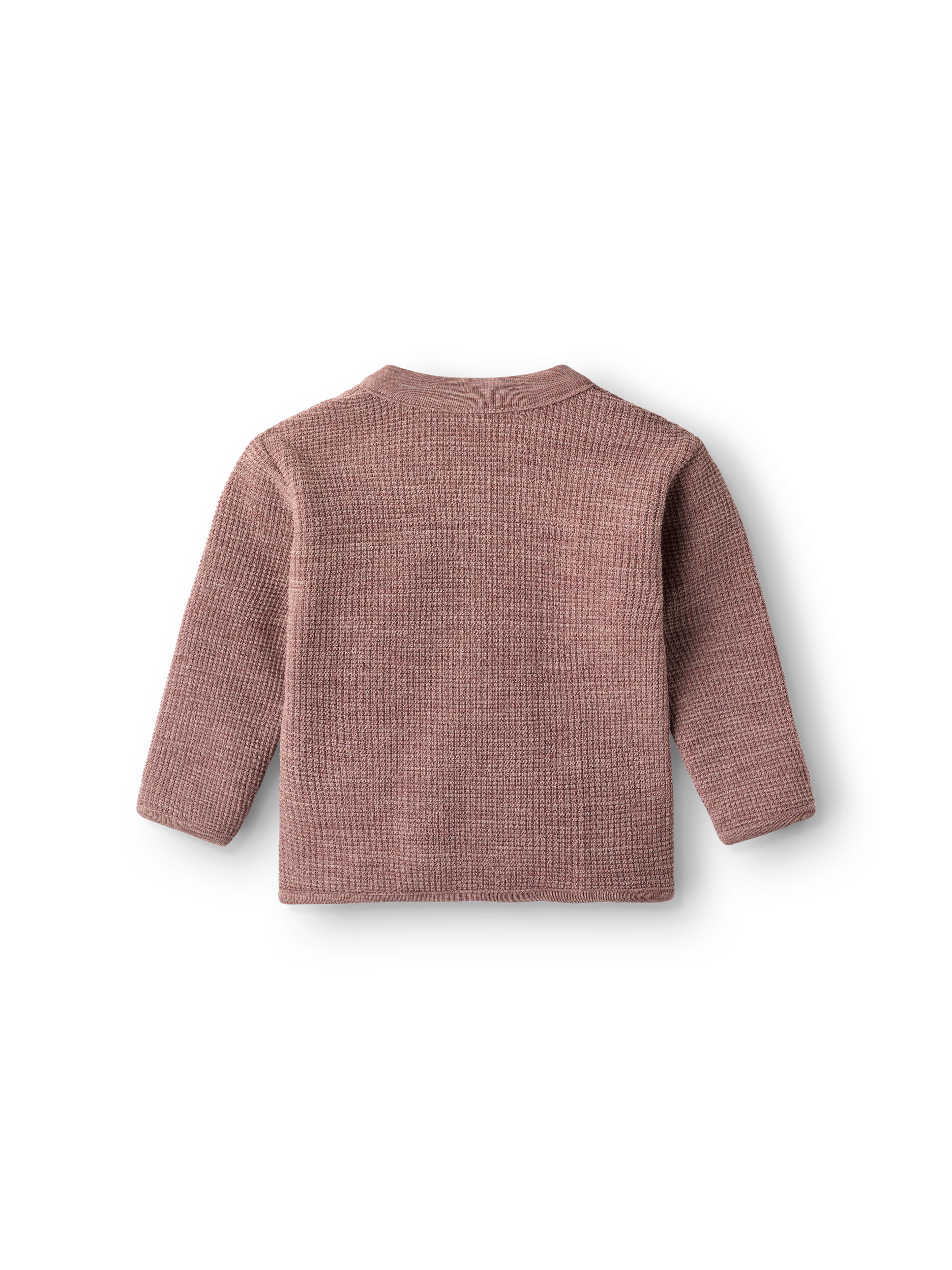Baby waffle-knit merino wool wrap cardigan - $83.99 - Dilling