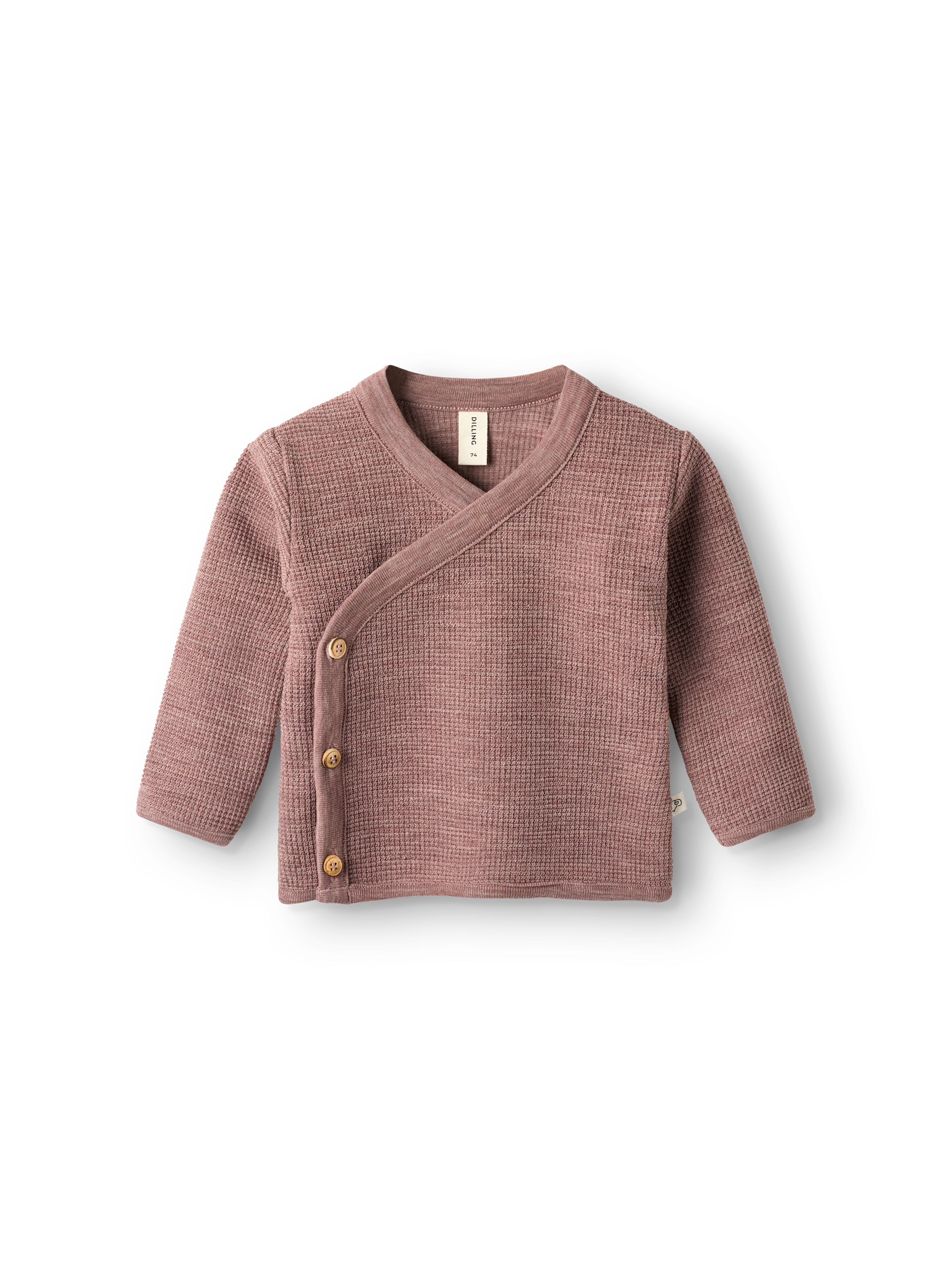Baby waffle-knit merino wool wrap cardigan - $83.99 - Dilling