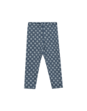 Tights i merinoull med nordisk mønster til baby Nordic Navy