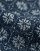 Tights i merinoull med nordisk mønster til baby Nordic Navy
