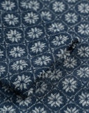 Tights i merinoull med nordisk mønster til baby Nordic Navy